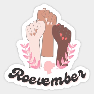 Roevember Your Vote Womens Rights Sticker